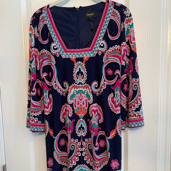 Laundry by Shelli Segal LA - Paisley Dress - Size 4 - Worn Once - Picture 2 of 10
